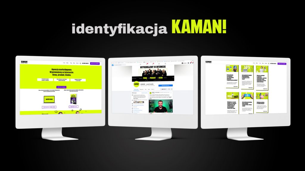 Identyfikacja wizualna agencji Kaman