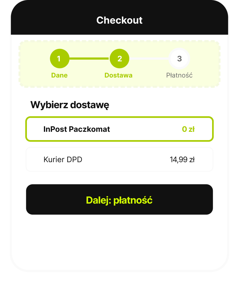 Progress bar w checkoucie