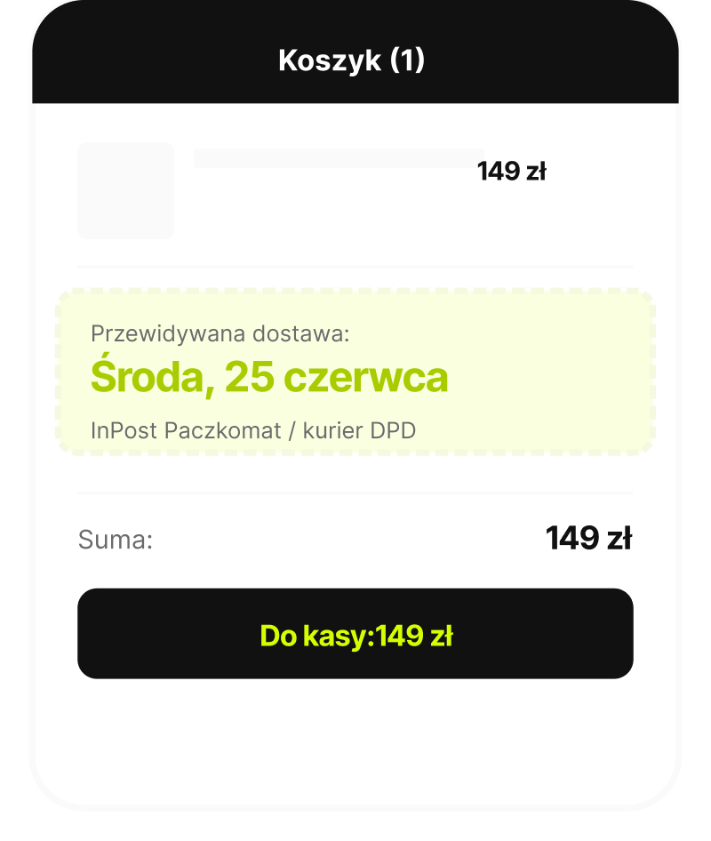 Przewidywana data dostawy