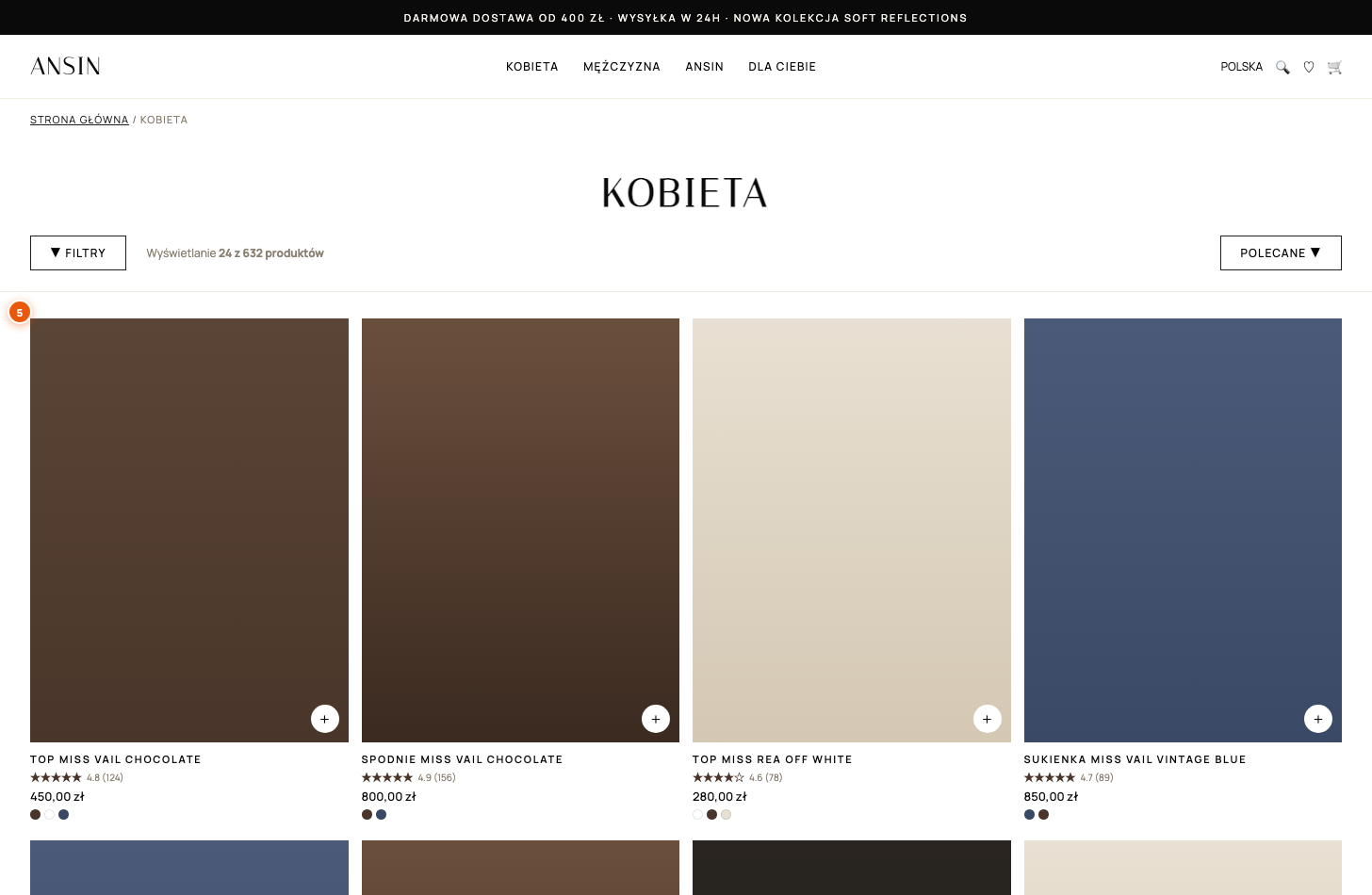 ANSIN listing — redesign