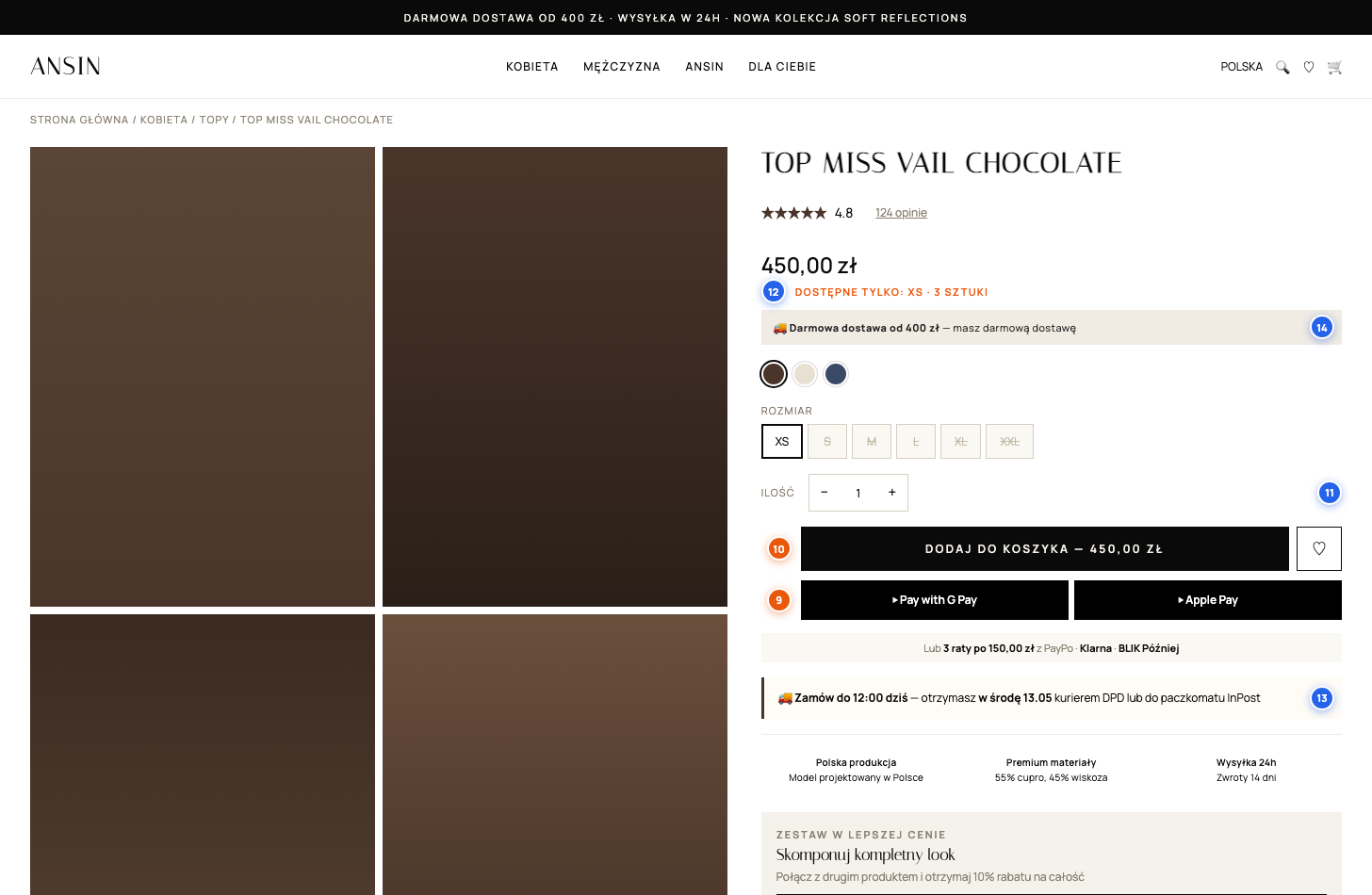 ANSIN PDP — redesign