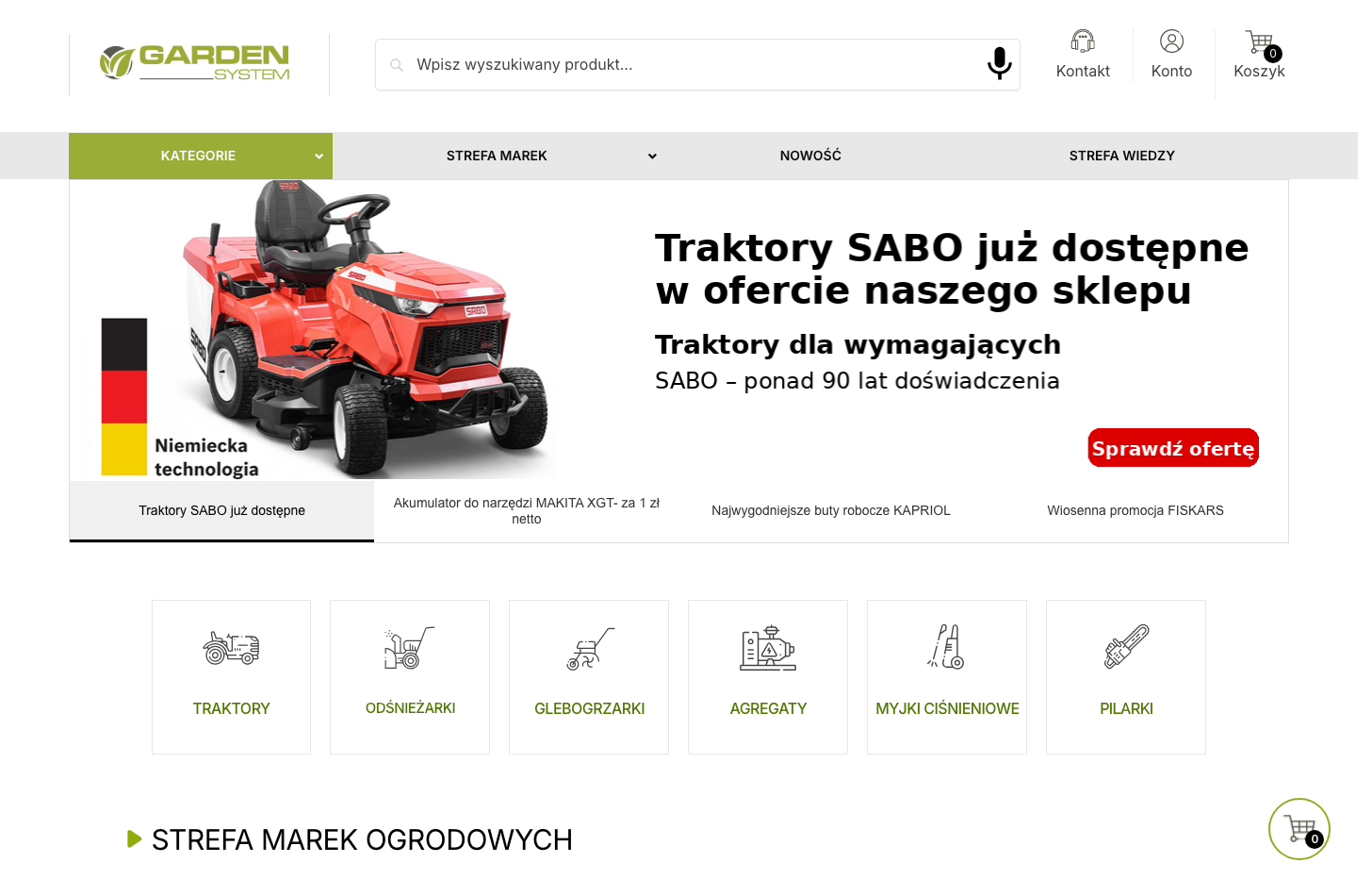 garden-system.pl strona główna — stan obecny