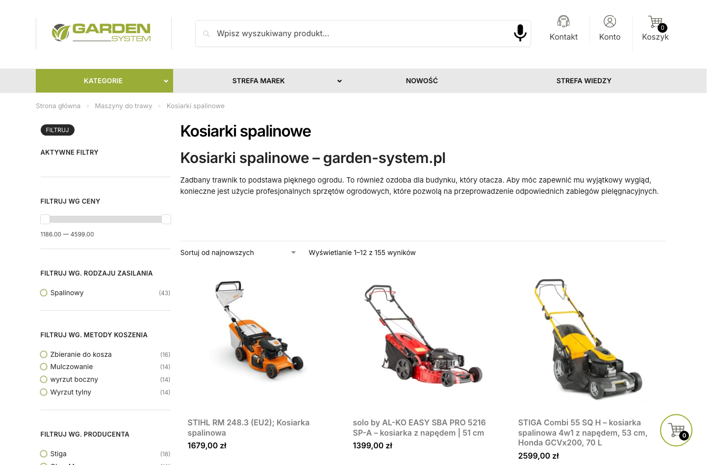 garden-system.pl listing — stan obecny