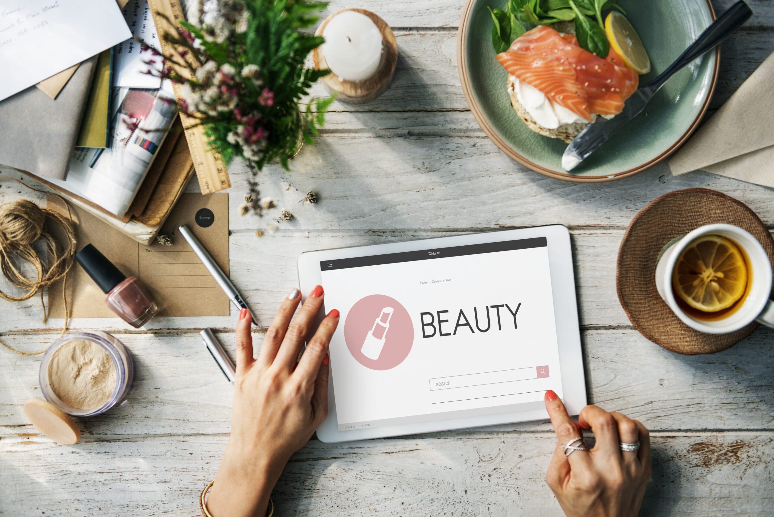 Stylish Beauty Women Elegent Enjoy Concept
